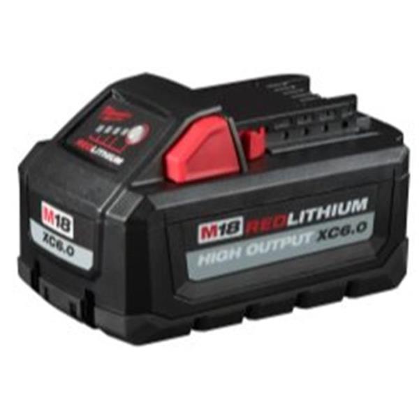 Milwaukee M18 REDLITHIUM HIGH OUTPUT XC 6.0Ah Battery Pack (2 Pack) - 48-11-1862