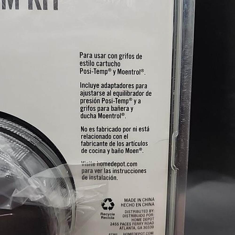 1-Handle Shower Valve Trim Kit for Moen Shower Faucets in Oil Rubbed Bronze