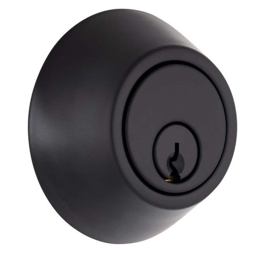 Industrial Duty Commercial Single Cylinder Deadbolt, UL 3-Hour Fire ANSI Grade 1, Matte Black Finish