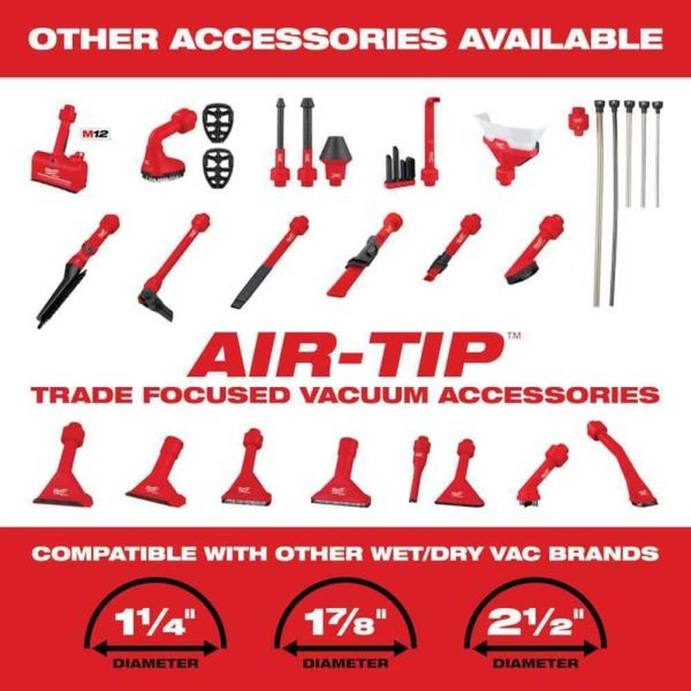 AIR-TIP 1-1/4 in. to 2-1/2 in. Automotive Kit with Crevice Tools and Utility Nozzle for Wet/Dry Shop Vacuums (3-Piece)