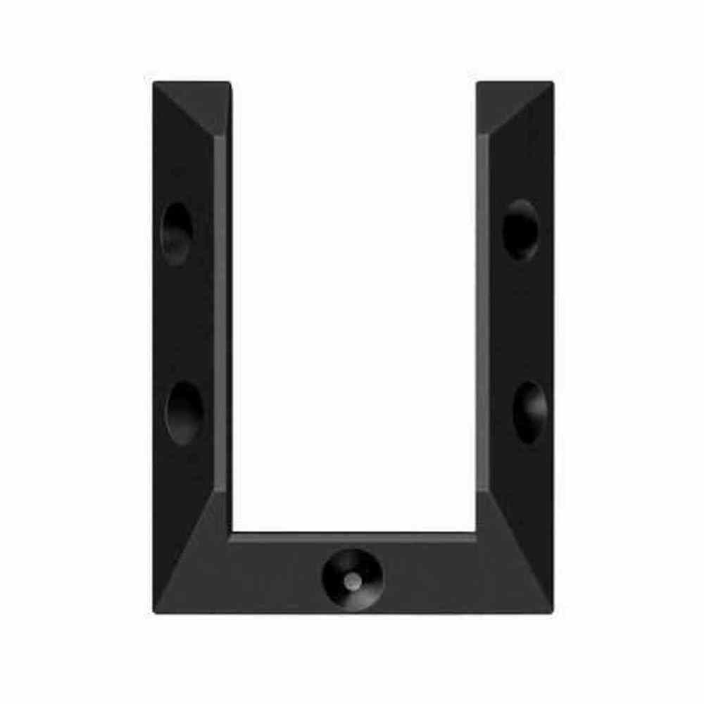 Black Rail Connector Bracket (4-Pack)