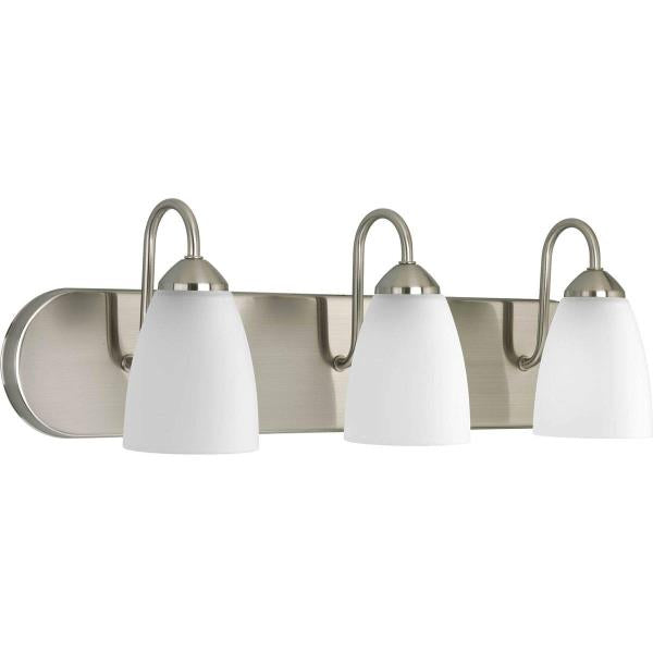 Progress Lighting P2708-09 Gather Bath & Vanity, Brushed Nickel