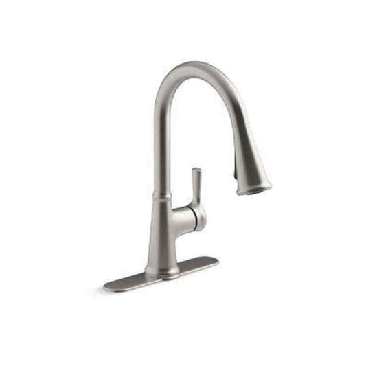 Tyne Single-Handle Pull-Down Sprayer Kitchen Faucet in Vibrant Stainless