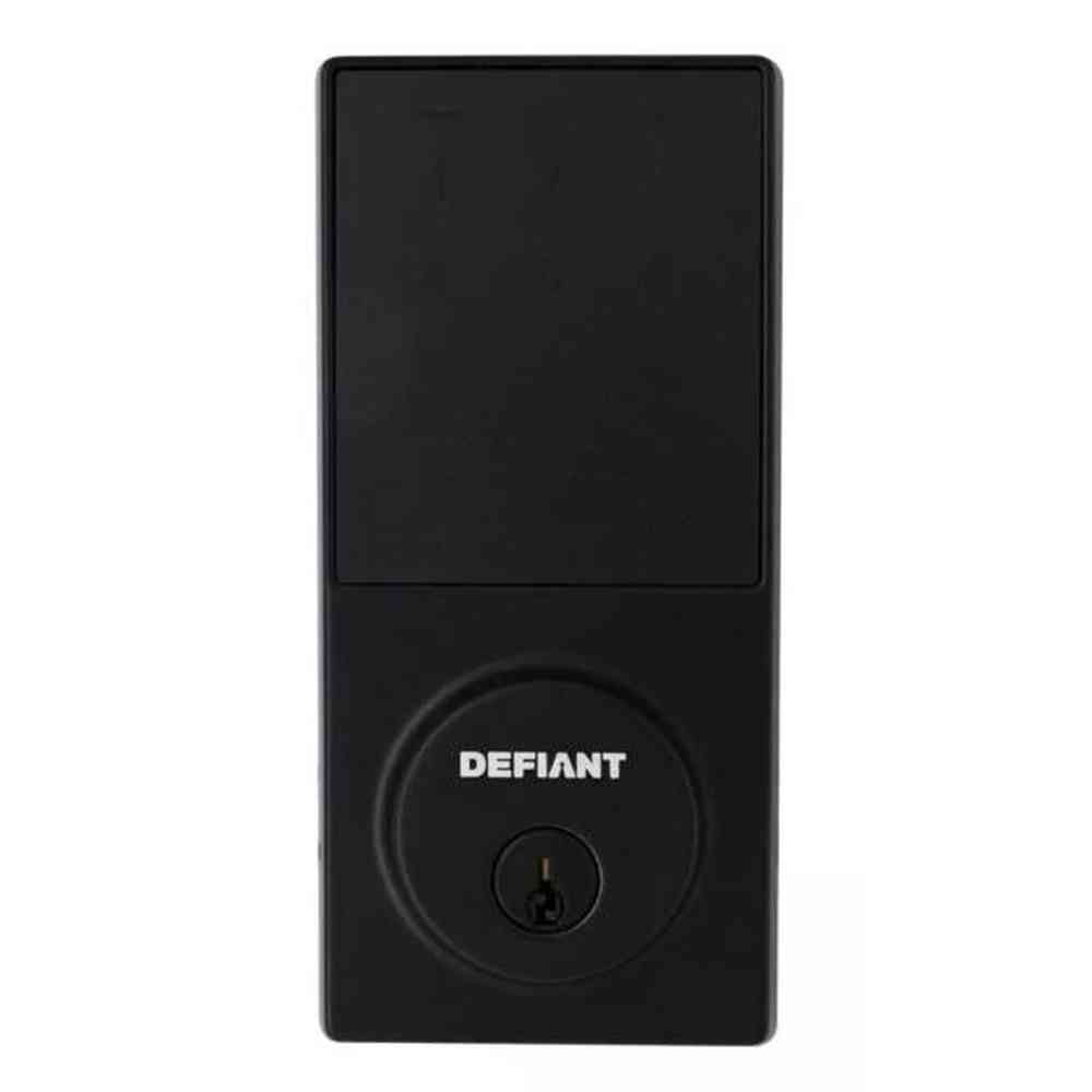 (Sealed) DEFIANT Deadbolt Lock, Electronic & Touchpad - Matte Black
