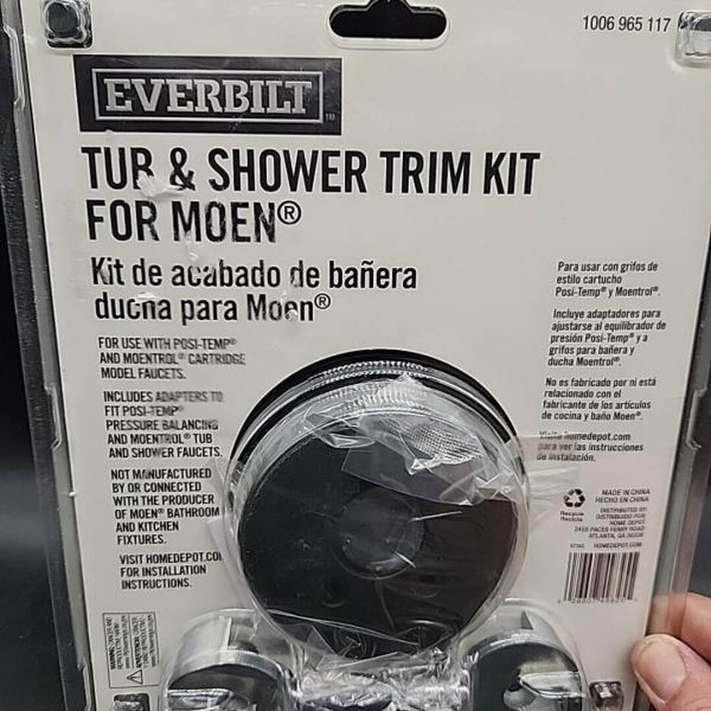 1-Handle Shower Valve Trim Kit for Moen Shower Faucets in Oil Rubbed Bronze