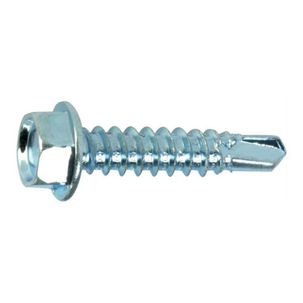 #12 X 1-1/2 in. Hex Washer Head Sheet Metal Screws 1 Lb. Box