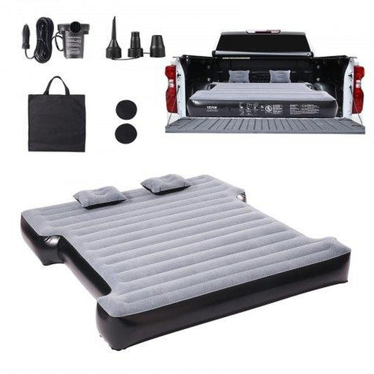 Truck Bed Air Mattress for 5.5-5.8 Ft. Full Size Short Truck Beds Inflatable Air Mattress Bed with Air Pump