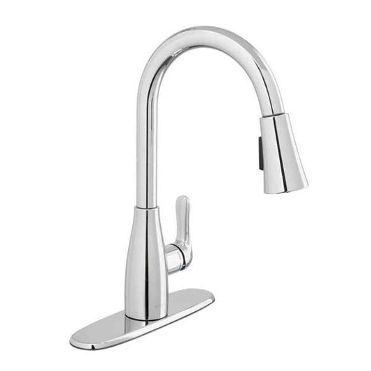 McKenna Single-Handle Pull Down Sprayer Kitchen Faucet in Polished Chrome with TurboSpray and FastMount