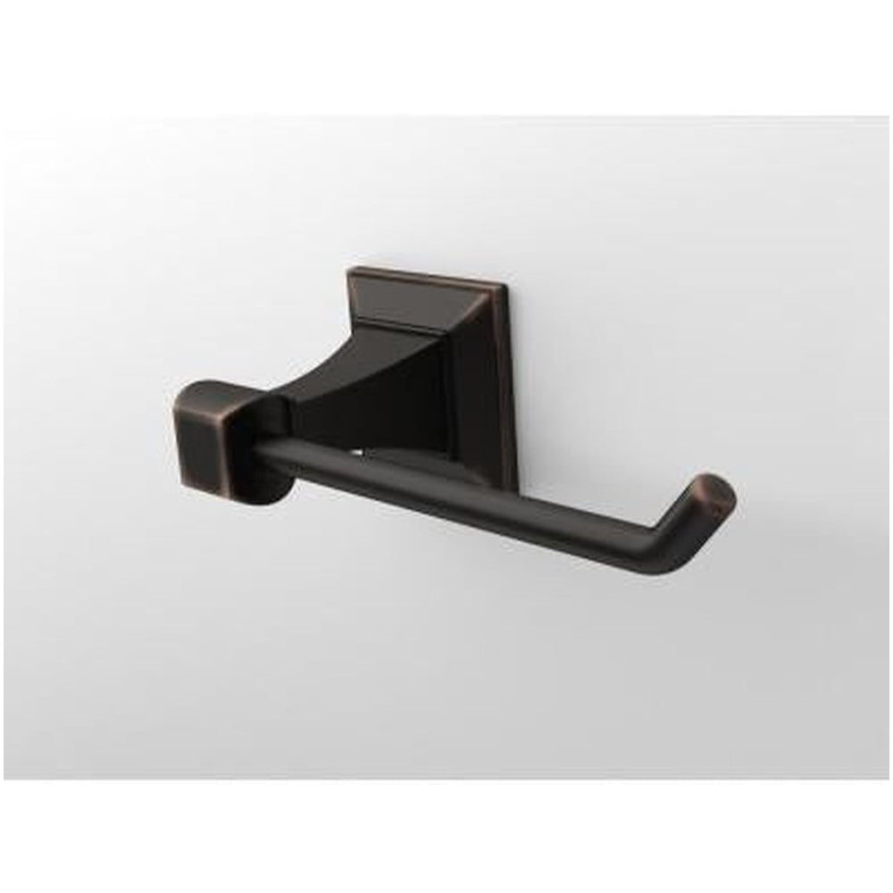 Wall Mounted Lorent Matte Black Toilet Paper Holder