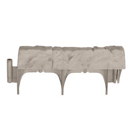 Suncast 6 in. H. X 12 in. L. Border Stone Poly Lawn Edging 10-Pack Bse10tg - All