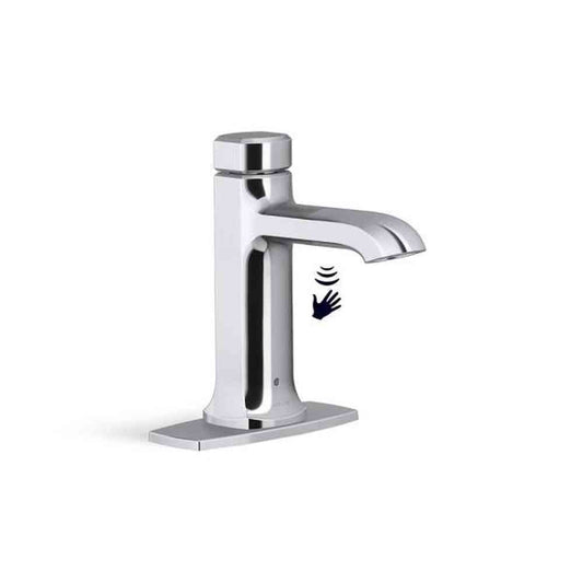 Rubicon Battery Powered Touchless Single Hole Bathroom Faucet in Polished Chrome