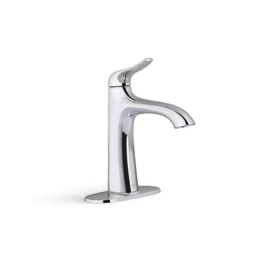 Easmor Single-Handle Single Hole Bathroom Faucet in Polished Chrome