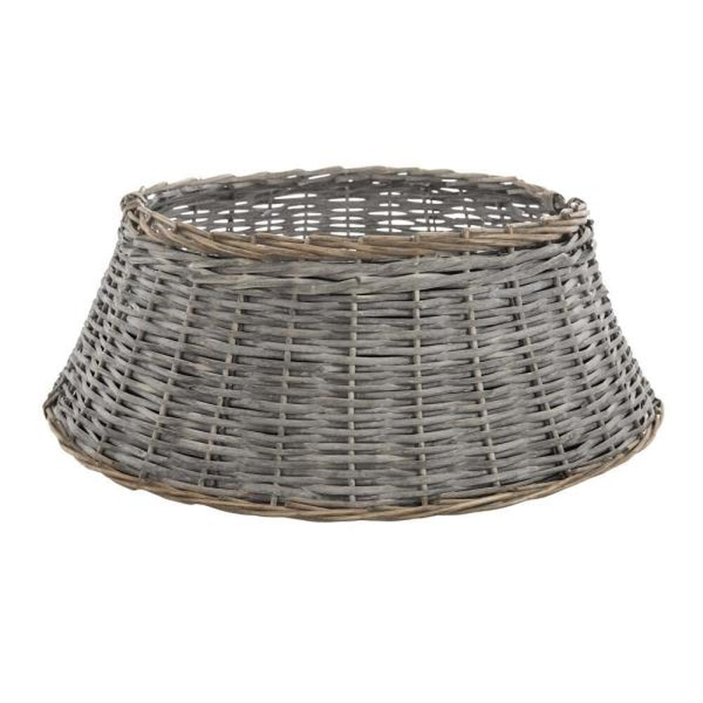 Home Accents Holiday 9.4-inch H Metal and Rattan Christmas Tree Collar