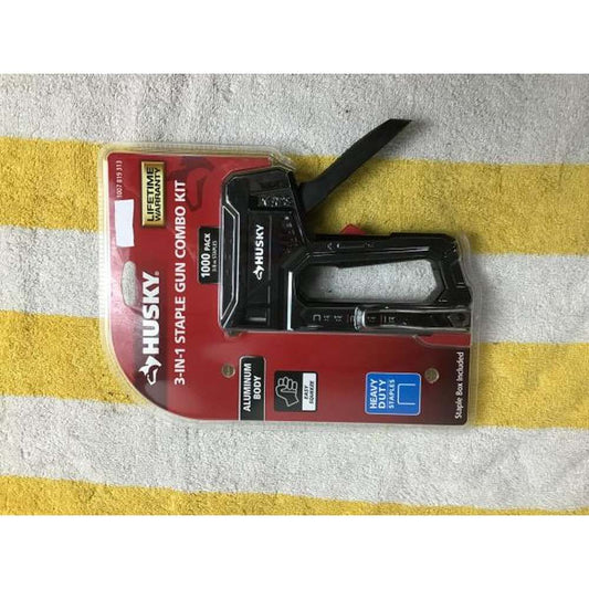 Husky 3 in 1 Staple Gun 1007 819 303 Free Shipping