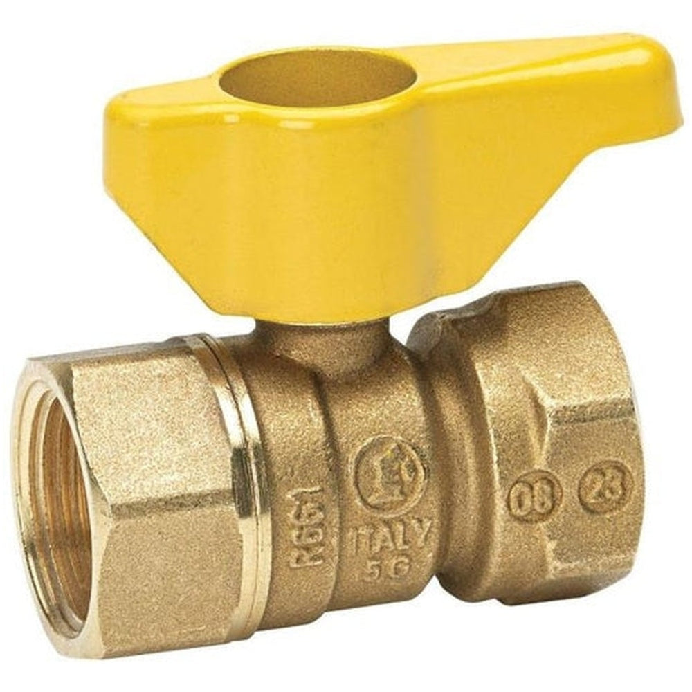 1 in. FIP X 1 in. FIP Lever Handle Brass Gas Ball Valve