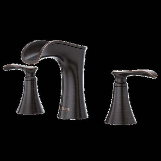 Jaida 8 in. Widespread 2-Handle Bathroom Faucet in Tuscan Bronze