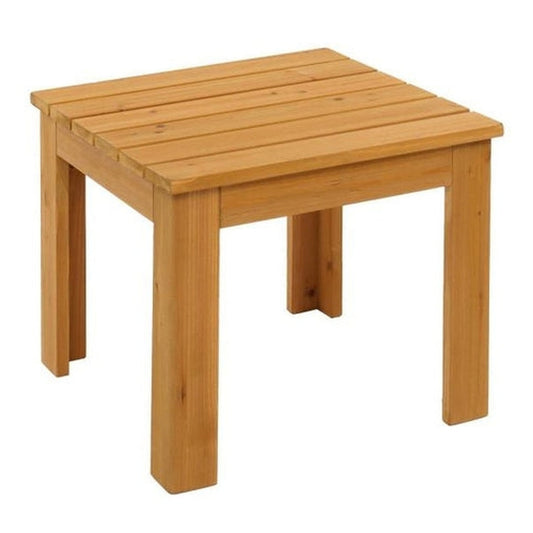 Wood Outdoor Side Table