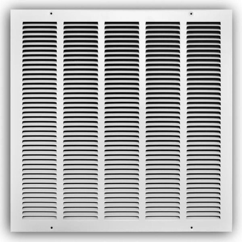 20 in. X 20 in. Steel Return Air Grille in White