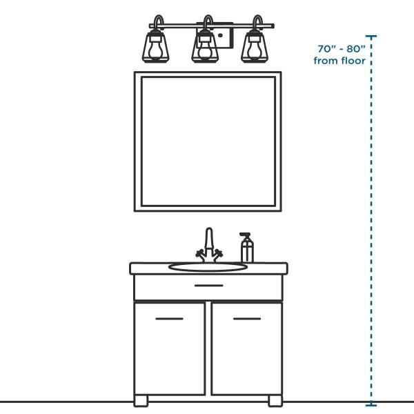 Progress Lighting P2708-09 Gather Bath & Vanity, Brushed Nickel