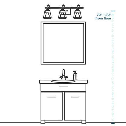 Progress Lighting P2708-09 Gather Bath & Vanity, Brushed Nickel