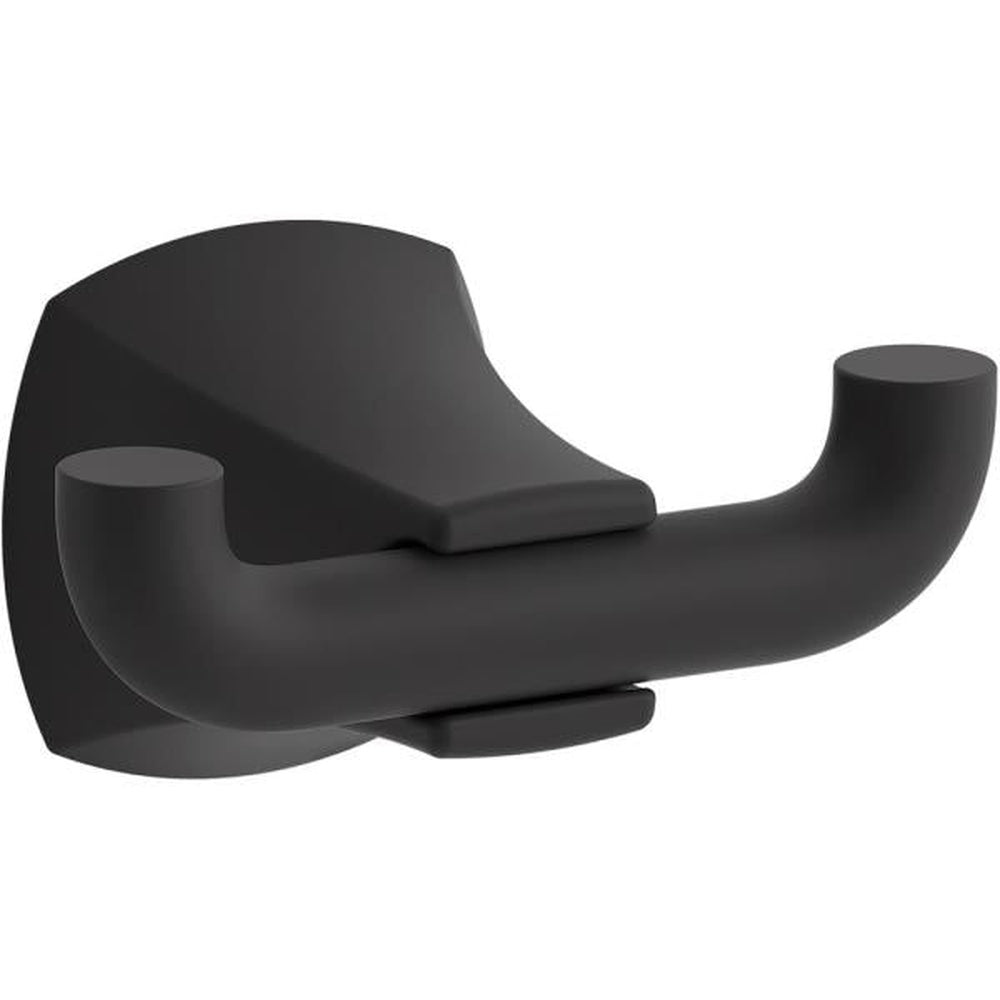 Rubicon Single Robe Hook in Matte Black