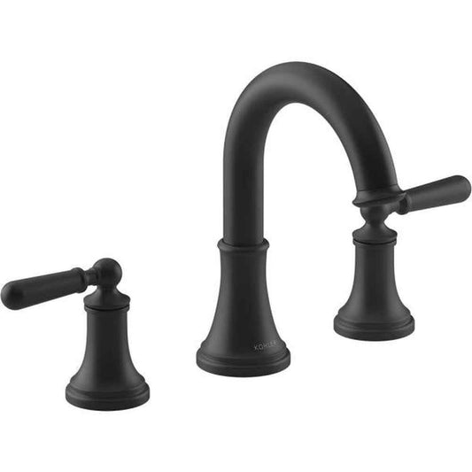 Capilano 8 in. Widespread Double Handle Bathroom Faucet in Matte Black