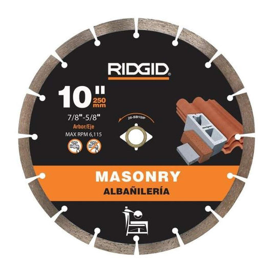 10 in. Masonry Cutting Segmented Rim Diamond Saw Blade