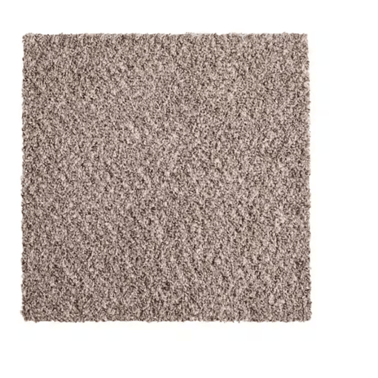 TrafficMaster Pebble - Riverstone - Brown Residential 18 x 18 in. Peel and Stick Carpet Tile Square (22.5 sq. ft.)