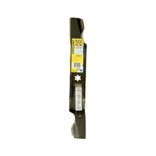 Original Equipment High Lift Blade Set for Select 50 in. Riding Lawn Mowers with 6-Point Star OE# 942-04053C, 742-04053C