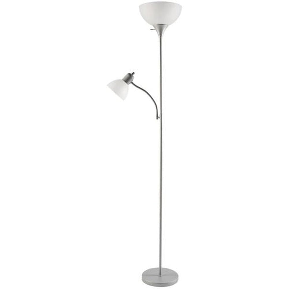 71.5 in. Silver Mother/Daughter Floor Lamp