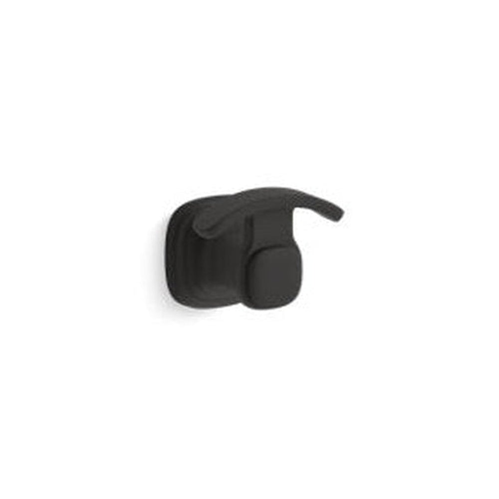 KOHLER Numista Wall Mount Robe Hook in Matte Black