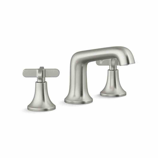 Setra 8 in. Widespread 2-Handle Bathroom Faucet in Vibrant Brushed Nickel