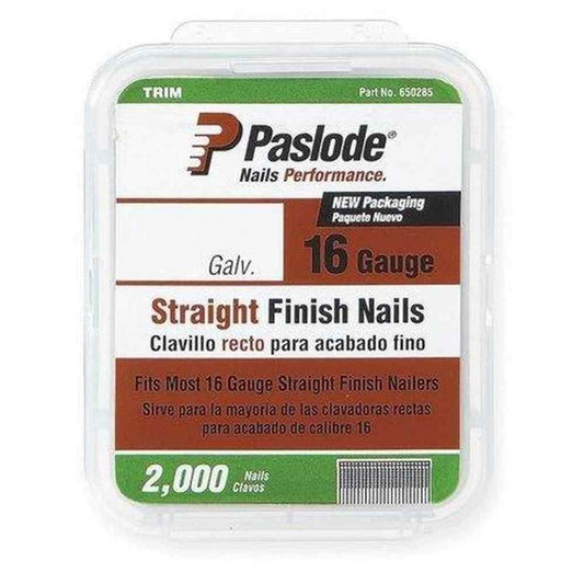 2-1/2 in. X 16-Gauge Galvanized Straight Finish Nails (2000 Pack)