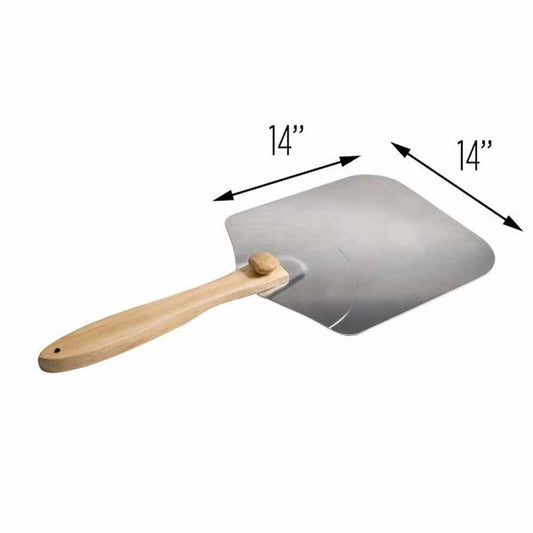 Old Stone 14" Foldable Pizza Peel - Chrome; Wood