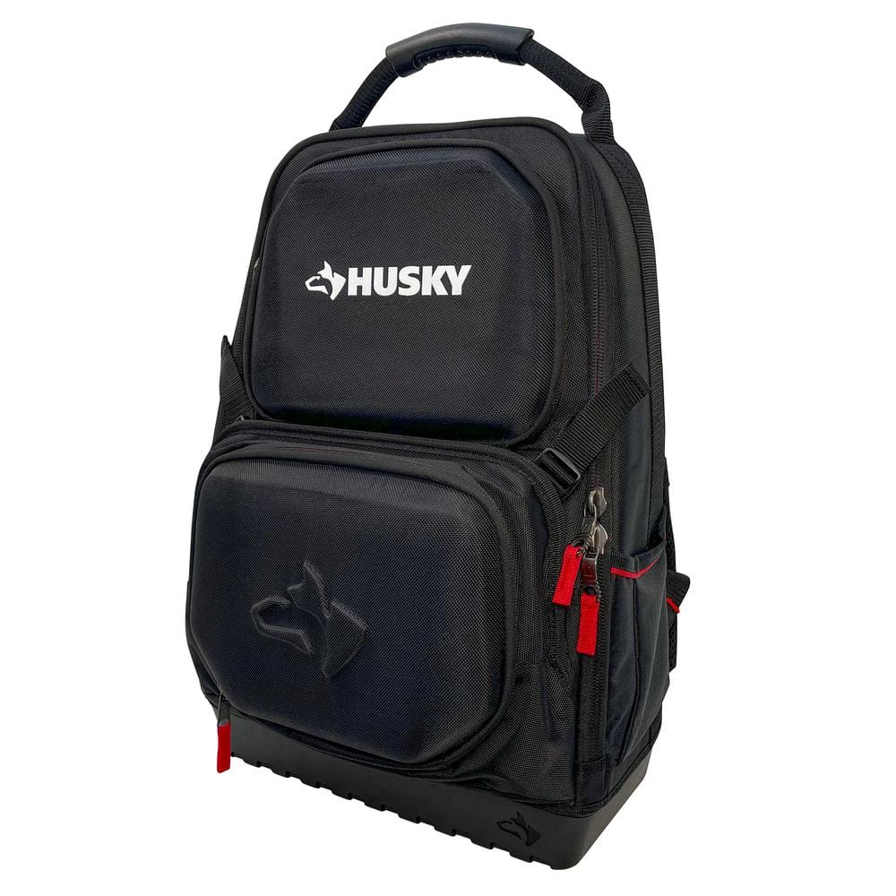 Husky Heavy Duty PRO Tool Backpack, Black