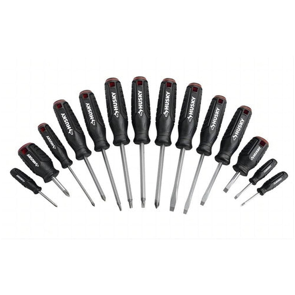 Husky Screwdriver Set with Magnetic Tip (14-Piece)