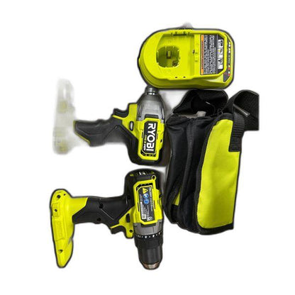 RYOBI ONE+ HP 18V Brushless 2-Tool Combo Kit - Impact Driver, Drill/Driver, High Performance, 2Ah Batteries, 3-Year Warranty