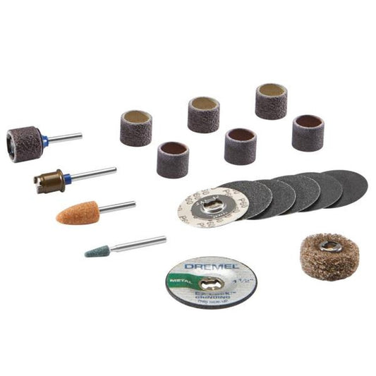 Dremel 18-Piece EZ Lock Sanding and Grinding Rotary Accessory Kit