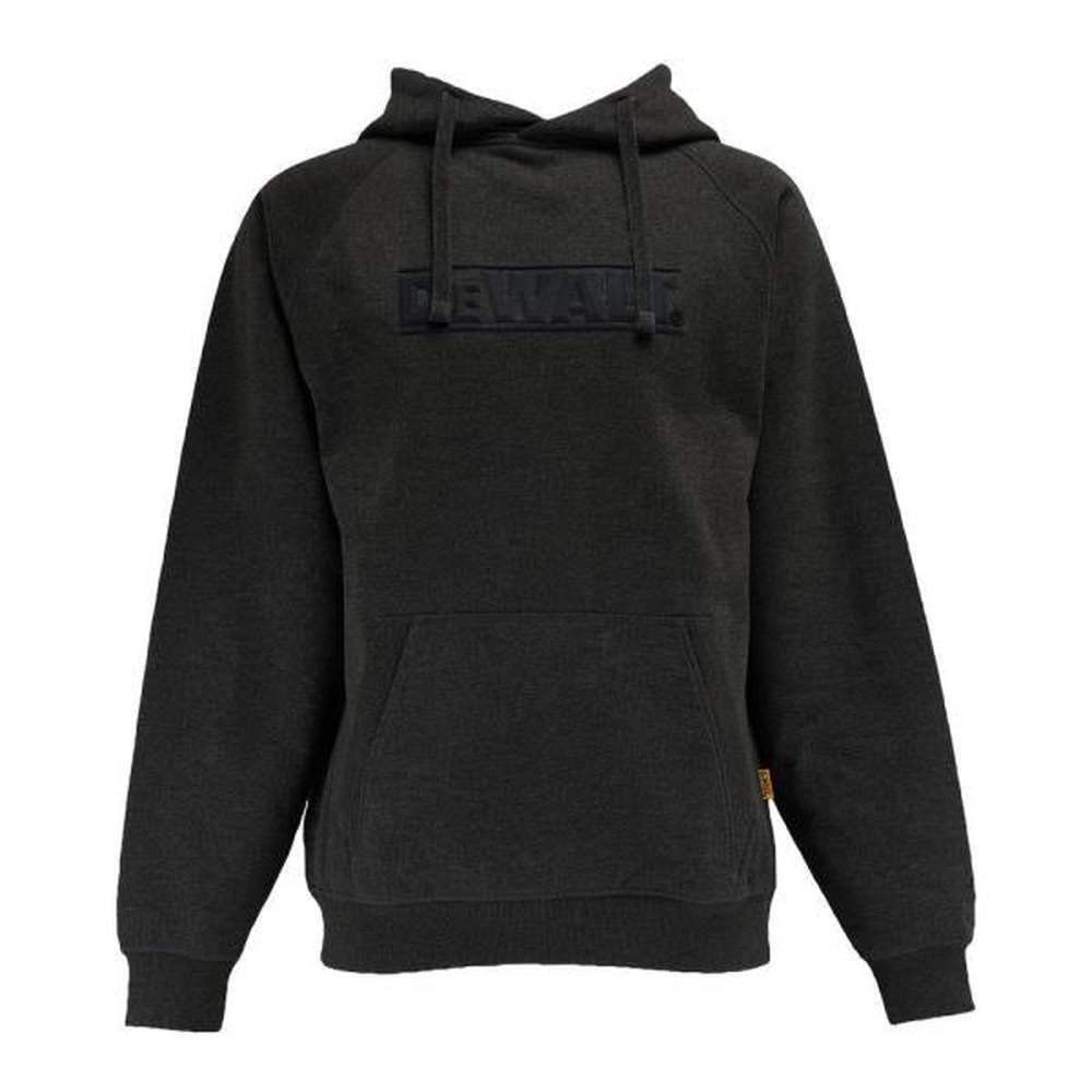 Weatherford Men's Medium Charcoal Cotton/Poly Hoodie Sweatshirt with Front Pocket and Logo