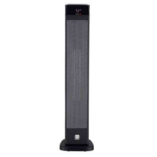 Deluxe Digital 30 in. Electric Ceramic Oscillating Tower Space Heater with Remote Control