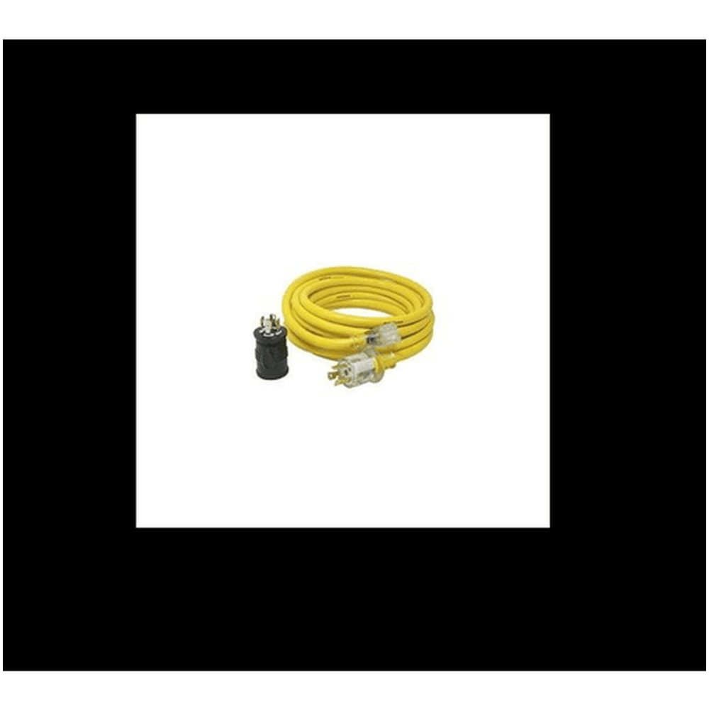 Yellow Jacket 25 Ft. 10/3 15A Generator Cord with Bonus Adapter