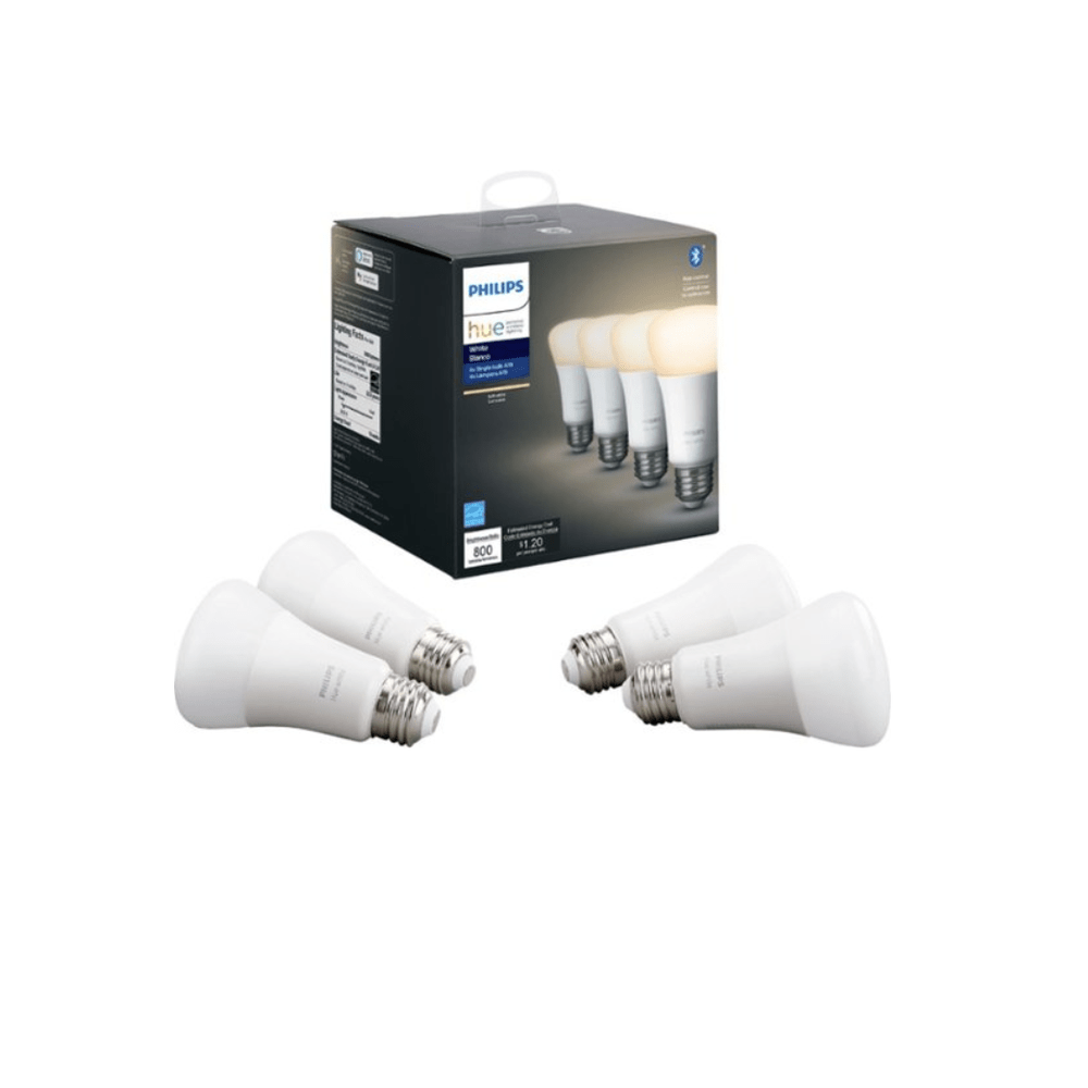 Philips A19 Bluetooth Smart LED Bulb Pack White