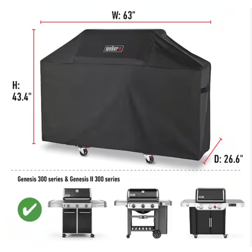 Genesis 26 in. 3 Burner Premium Gas Grill Cover