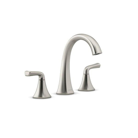 Sundae 8 in. Widespread Double Handles Bathroom Faucet in Vibrant Brushed Nickel