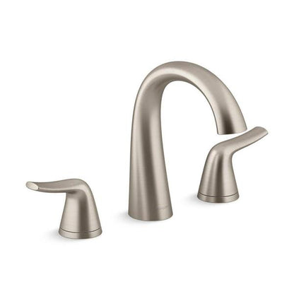 Easmor 8 in. Widespread Double Handle Bathroom Faucet in Vibrant Brushed Nickel