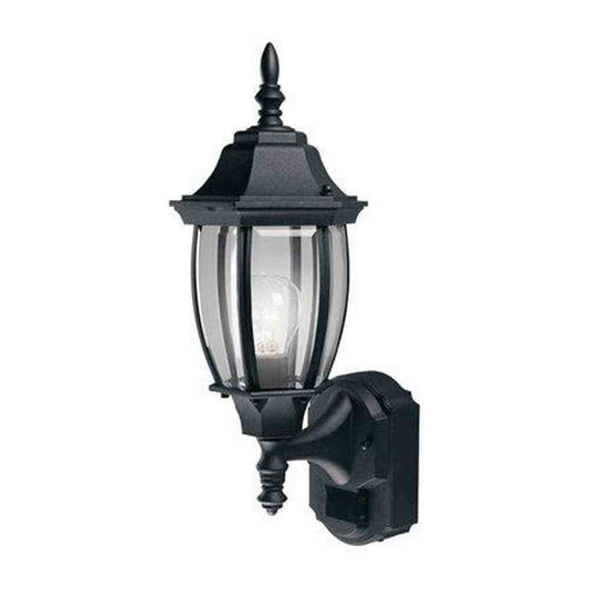 Alexandria 18 1/2 High Motion Sensor Traditional Black Outdoor Light