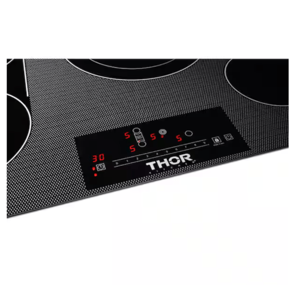 Thor Kitchen 30 in. Radiant Electric Cooktop in Black with 4 Elements including Tri-Ring Element