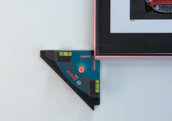 BOSCH GTL2 Laser Level Square, Includes Adhesive Mounting Strips