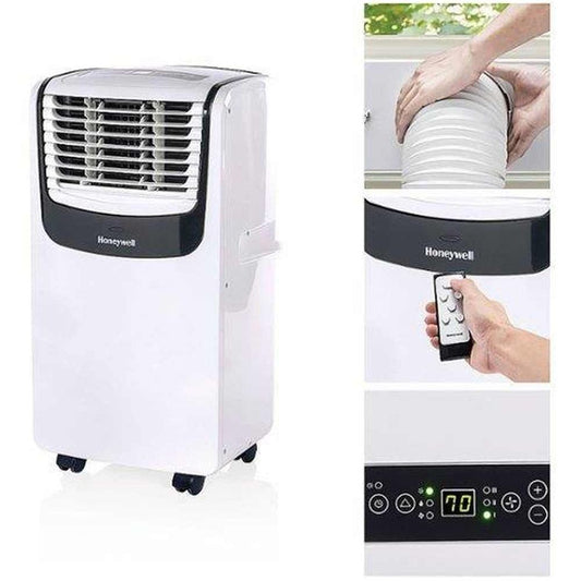 10,000 BTU Portable Air Conditioner Cools 450 Sq. Ft. with Dehumidifier and Fan in White