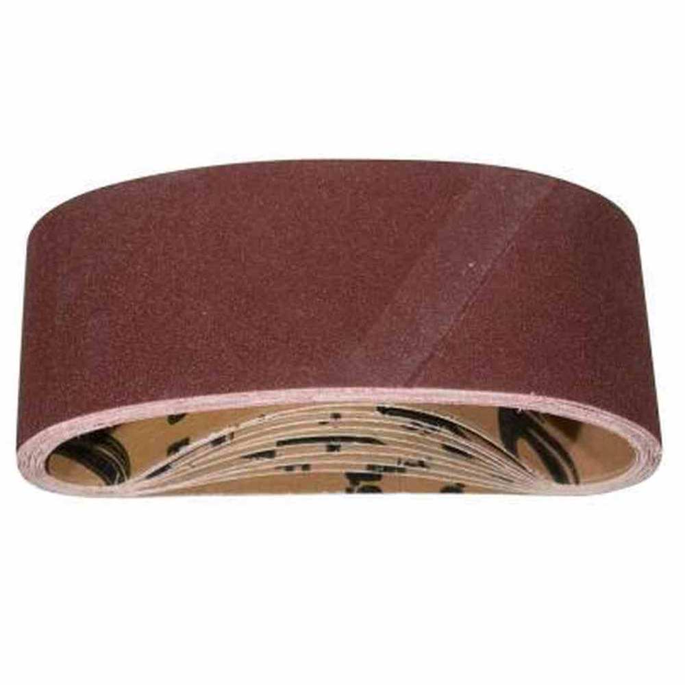 4 in. X 24 in. 40-Grit Aluminum Oxide Sanding Belt for Oscillating Belt and Spindle Sander (10-Pack)